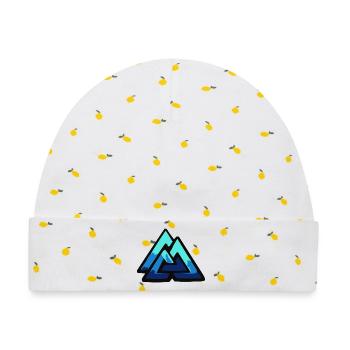 valknut wotan wotansknoten - Baby Premium Organic Mütze - Weiß/Zitronengelb - Vorne