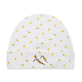  Flugsaurier Zhenyuanopterus - Baby Premium Organic Mütze - Weiß/Zitronengelb - Vorne