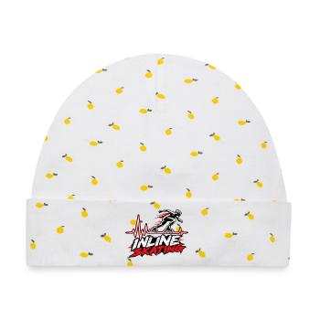 Inline Skating Herzschlag – Skating - Baby Premium Organic Mütze - Weiß/Zitronengelb - Vorne