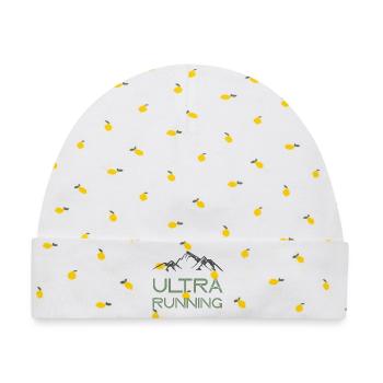 Ultra-Laufen - Baby Premium Organic Mütze - Weiß/Zitronengelb - Vorne