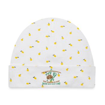 Schildkörten Wandergruppe Wander Bergsteiger - Baby Premium Organic Mütze - Weiß/Zitronengelb - Vorne