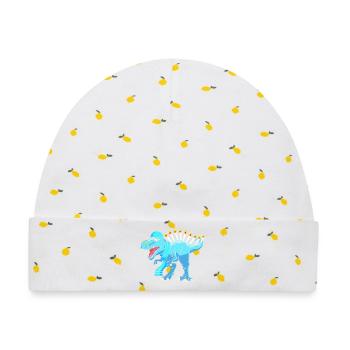 Hanukah Hanukkah Chanukkah - Baby Premium Organic Mütze - Weiß/Zitronengelb - Vorne