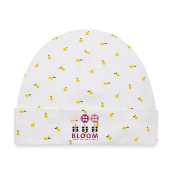 Bloom - Baby Premium Organic Mütze - Weiß/Zitronengelb - Vorne
