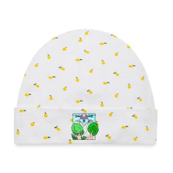 Drone Drohne Drohnen - Baby Premium Organic Mütze - Weiß/Zitronengelb - Vorne