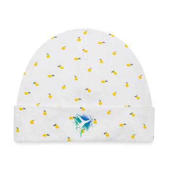 Geschenkidee für einen Hip-Hop-Tänzer mit B-Boying - Baby Premium Organic Mütze - Weiß/Zitronengelb - Vorne
