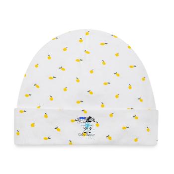 Côtes d'armor - Baby Premium Organic Mütze - Weiß/Zitronengelb - Vorne