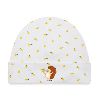 Ich habe die Haare schön - Baby Premium Organic Mütze - Weiß/Zitronengelb - Vorne