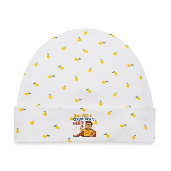 You Are a Scrum-Tastic Hero! - Baby Premium Organic Mütze - Weiß/Zitronengelb - Vorne