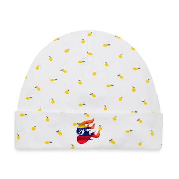 Flagge von Venezuela - Venezuela - Ninja - Baby Premium Organic Mütze - Weiß/Zitronengelb - Vorne