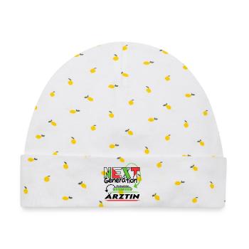Ärztin Next Generation Beruf Arbeit Frau Job - Baby Premium Organic Mütze - Weiß/Zitronengelb - Vorne