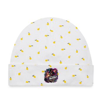 The Welder Neon Sparks - Baby Premium Organic Mütze - Weiß/Zitronengelb - Vorne