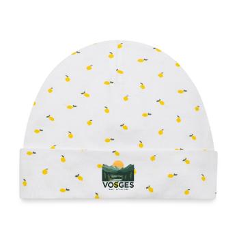 Vosges France National Park - Baby Premium Organic Mütze - Weiß/Zitronengelb - Vorne