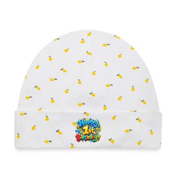 Herzlichen Glückwunsch zum ersten Geburtstag Graffiti: Little Street Legend! - Baby Premium Organic Mütze - Weiß/Zitronengelb - Vorne