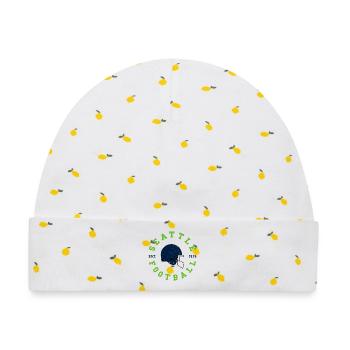 Seattle Football Vintage Helm - Baby Premium Organic Mütze - Weiß/Zitronengelb - Vorne