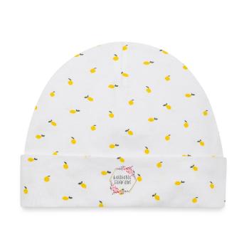 Weltbeste Beamtin Amt Beruf Geschenk - Baby Premium Organic Mütze - Weiß/Zitronengelb - Vorne