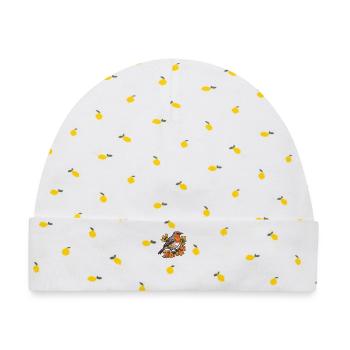 Vogelzüchter Ornithologe Vogelbeobachter - Baby Premium Organic Mütze - Weiß/Zitronengelb - Vorne