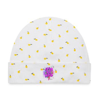 Graffiti Art - Trendy Grafitti Art Apparel - Baby Premium Organic Mütze - Weiß/Zitronengelb - Vorne