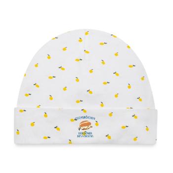 Fischbrötchen - der Döner des Nordens - Baby Premium Organic Mütze - Weiß/Zitronengelb - Vorne