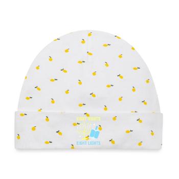 Hanukkah Chanukkah Hanukah - Baby Premium Organic Mütze - Weiß/Zitronengelb - Vorne