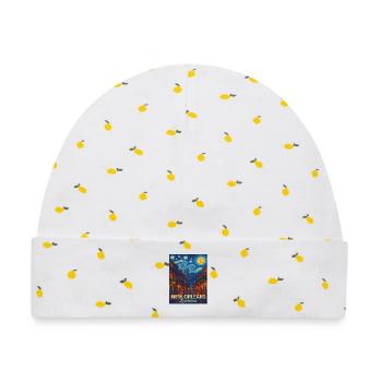 New Orleans Louisiana - Baby Premium Organic Mütze - Weiß/Zitronengelb - Vorne
