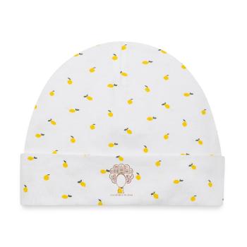 Black History Month - Baby Premium Organic Mütze - Weiß/Zitronengelb - Vorne