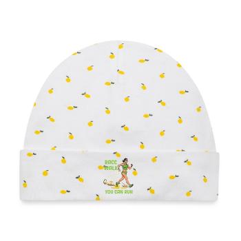 Gehen (Wettkampf): Schneller als du rennen kannst! - Baby Premium Organic Mütze - Weiß/Zitronengelb - Vorne