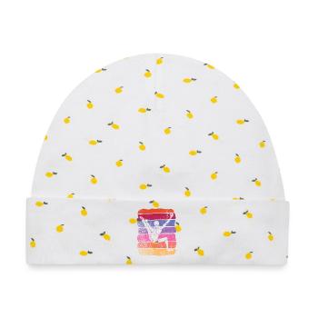 Boulderer Boulder Bouldern - Baby Premium Organic Mütze - Weiß/Zitronengelb - Vorne