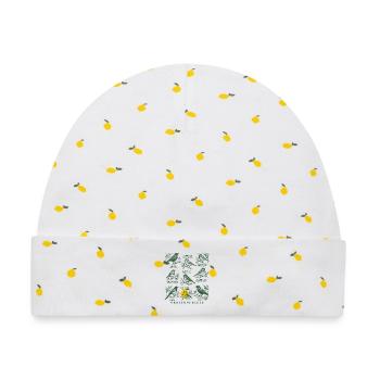 Ornithophilie Vogelarten Ornithologie Vogel - Baby Premium Organic Mütze - Weiß/Zitronengelb - Vorne