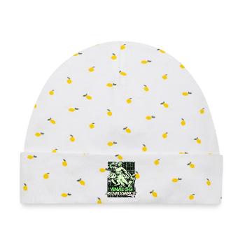 Analog Renaissance - Baby Premium Organic Mütze - Weiß/Zitronengelb - Vorne