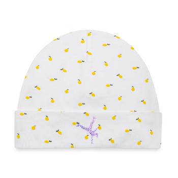 Hip-Hop-Tanz Geschenkidee für die Hip-Hop-Tänzerin - Baby Premium Organic Mütze - Weiß/Zitronengelb - Vorne