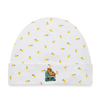 Zu Beschäftigt Mit Nichtstun Capybara Spruch - Baby Premium Organic Mütze - Weiß/Zitronengelb - Vorne