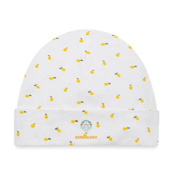 Lustiges Ahnen Shirt Ahnenforscherin Geschenk - Baby Premium Organic Mütze - Weiß/Zitronengelb - Vorne