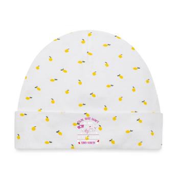 Altenpfleger Geschenk Altenpflege Pflegefachkraft - Baby Premium Organic Mütze - Weiß/Zitronengelb - Vorne