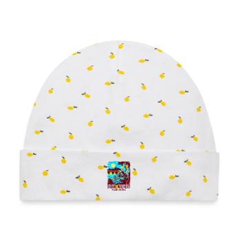 Programmer Signal Walkers Prague Bohemia - Baby Premium Organic Mütze - Weiß/Zitronengelb - Vorne