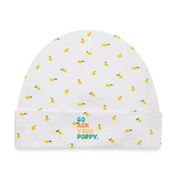 Grandfather Papaw Pop Gramps Granddad Grandpa - Baby Premium Organic Mütze - Weiß/Zitronengelb - Vorne