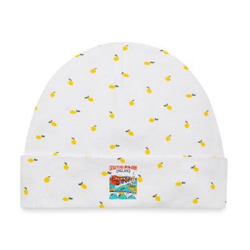 Retro Stratford Upon Avon England Travel - Baby Premium Organic Mütze - Weiß/Zitronengelb - Vorne