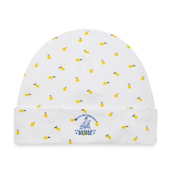 Frührente Jetzt hab ich meine Ruhe Altersteilzeit - Baby Premium Organic Mütze - Weiß/Zitronengelb - Vorne