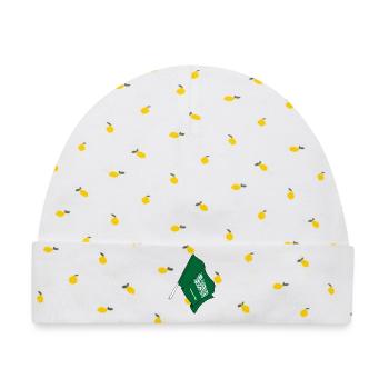 Flagge Saudi-Arabien - Baby Premium Organic Mütze - Weiß/Zitronengelb - Vorne