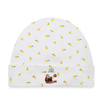 Endlich Weihnachten statt Halloween - Baby Premium Organic Mütze - Weiß/Zitronengelb - Vorne