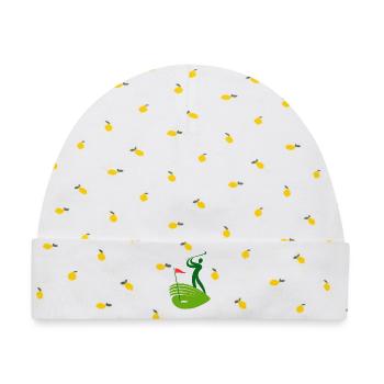 golf, golffan, golfer, golfclub - Baby Premium Organic Mütze - Weiß/Zitronengelb - Vorne