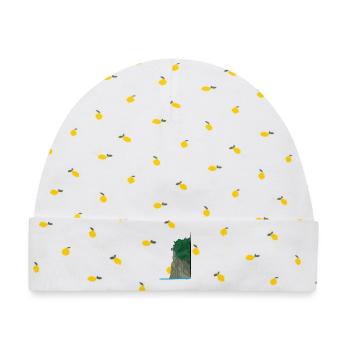 Klippe | cliff - Baby Premium Organic Mütze - Weiß/Zitronengelb - Vorne