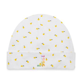 40. Geburtstag Geschenk 1896 Limited Edition - Baby Premium Organic Mütze - Weiß/Zitronengelb - Vorne