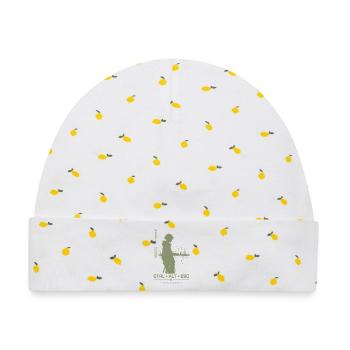 Ctrl+Alt+Esc Stadt-Silhouette - Baby Premium Organic Mütze - Weiß/Zitronengelb - Vorne