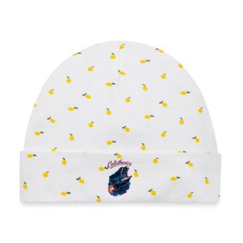 Calisthenics Astronaut Liegestütze Rakete Geschenk - Baby Premium Organic Mütze - Weiß/Zitronengelb - Vorne