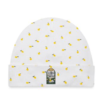 Shepherd-Psalm - Baby Premium Organic Mütze - Weiß/Zitronengelb - Vorne