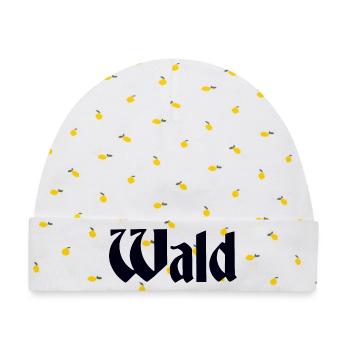 Wald - Baby Premium Organic Mütze - Weiß/Zitronengelb - Vorne