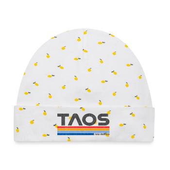 Taos - New Mexico - USA - Amerika - Ski Resort - Baby Premium Organic Mütze - Weiß/Zitronengelb - Vorne