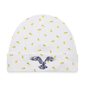 Osprey - Baby Premium Organic Mütze - Weiß/Zitronengelb - Vorne