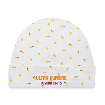 Ultra Running - Jenseits der Grenzen - Baby Premium Organic Mütze - Weiß/Zitronengelb - Vorne