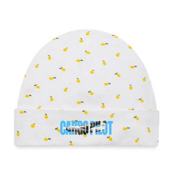 Cargo pilot C-141 - Baby Premium Organic Mütze - Weiß/Zitronengelb - Vorne